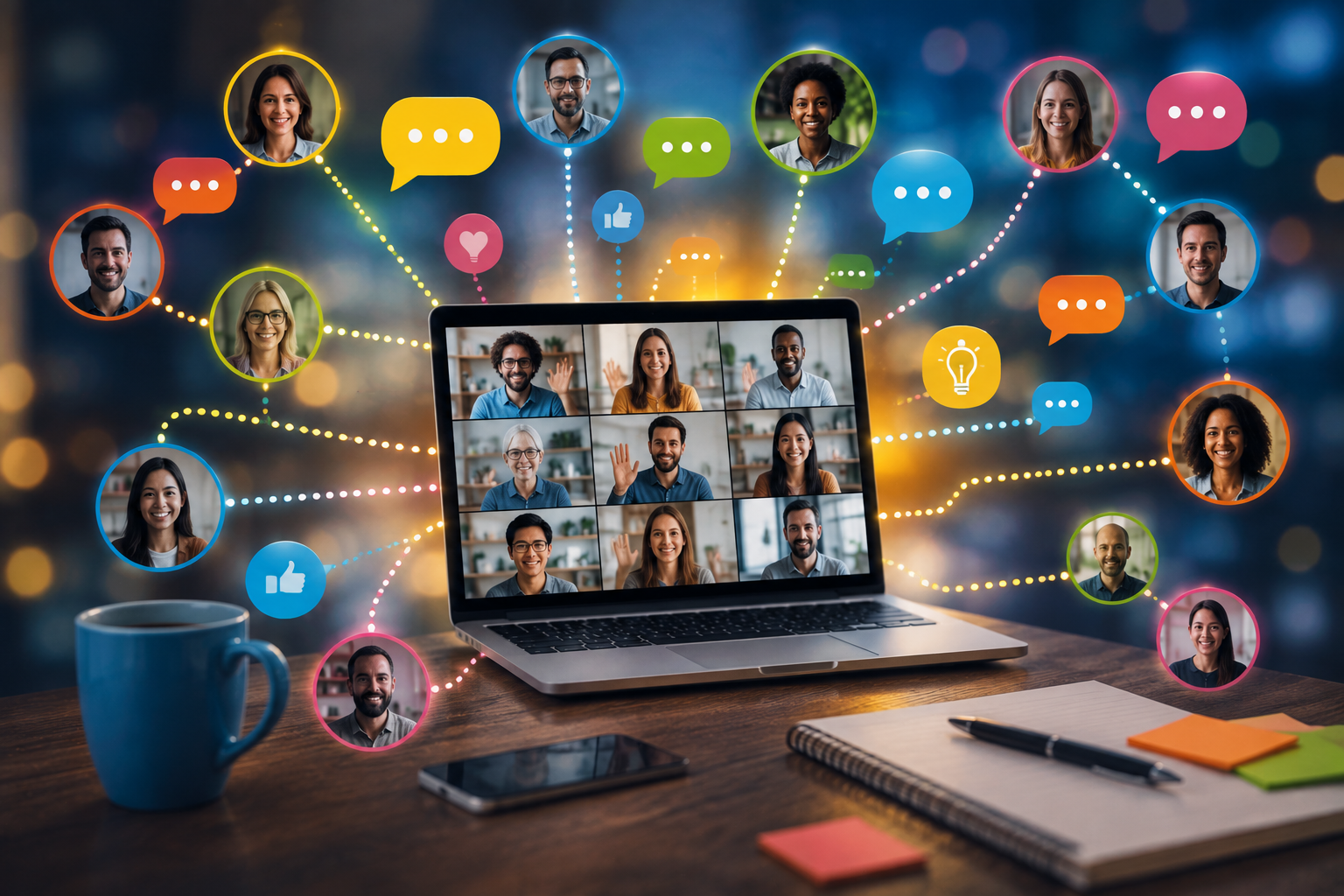 Online in dialoog met de achterban