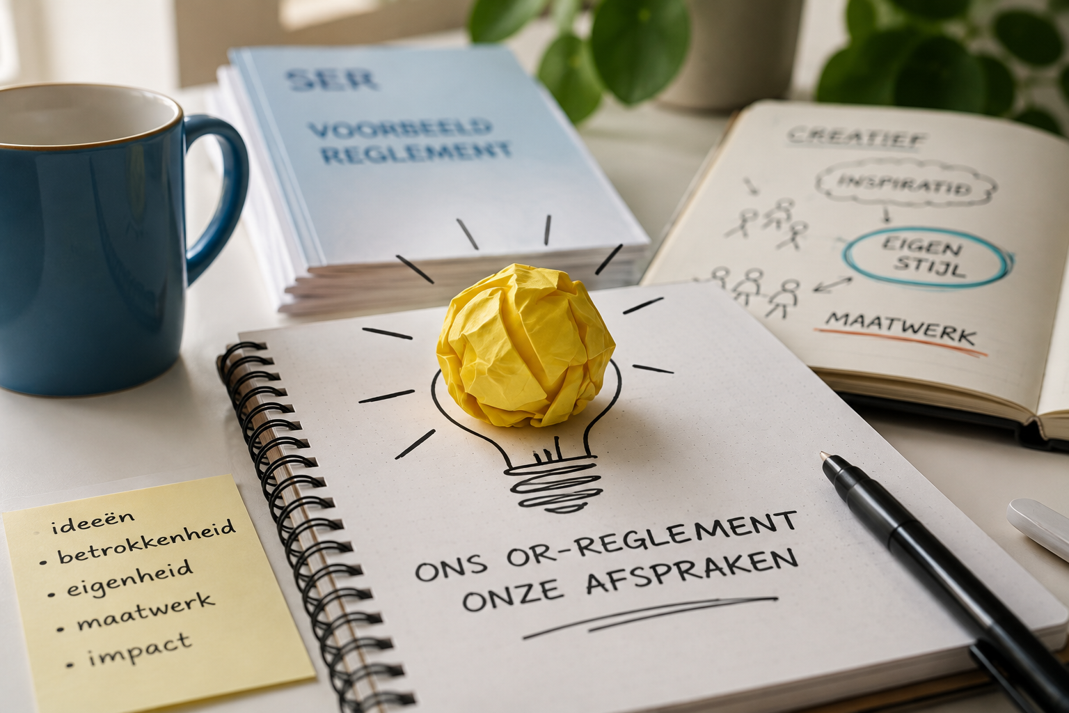 Steek het OR-reglement eens creatiever in