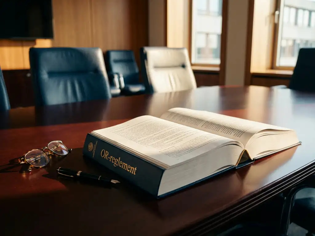 Wat staat er in het OR-reglement?