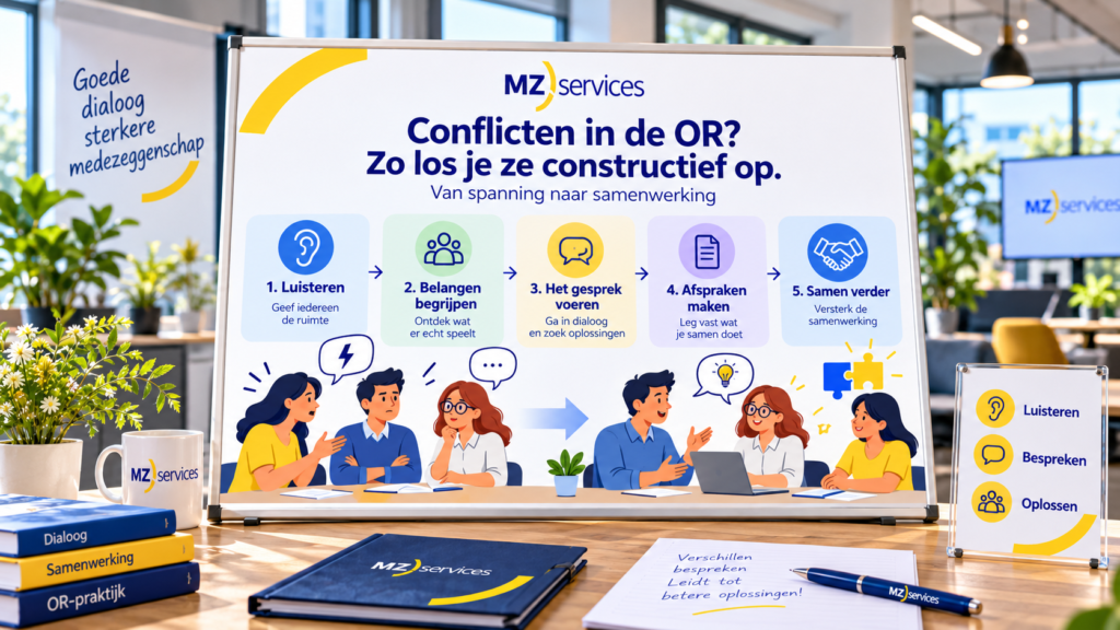 Conflicten in de ondernemingsraad: zo pak je ze constructief aan
