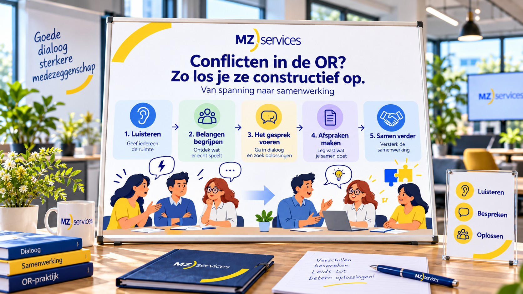 Conflicten in de ondernemingsraad: zo pak je ze constructief aan